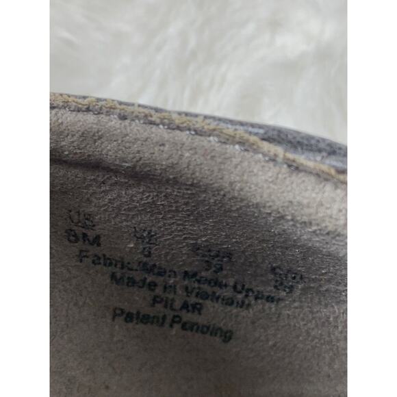 Womens Life Stride Black & Gray Heeled Pumps Buckle Detail Size 8M - Picture 8 of 9